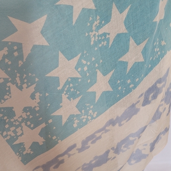 American Flag Pastel Cover-Up - OS - Picture 5 of 11